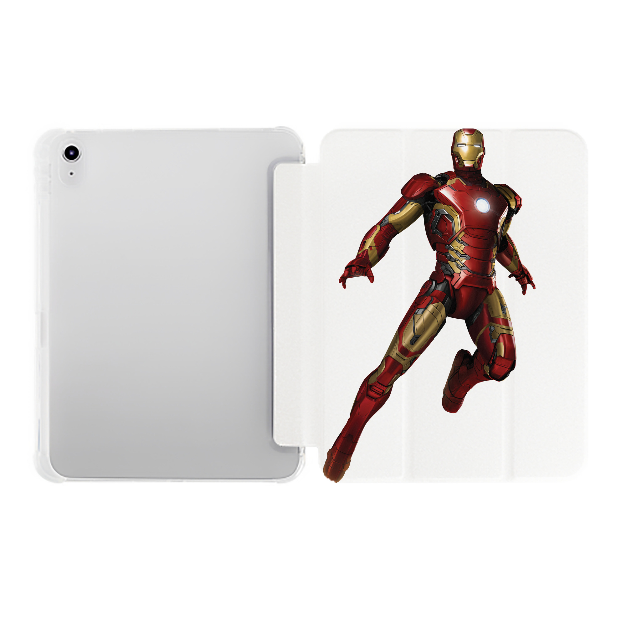 （画像用） アベンジャーズ The Avengers IPad ケース ペン収納付き 三つ折りスタンド PUレザー×シリコン 対応機種9.5/10.5/10.9インチ